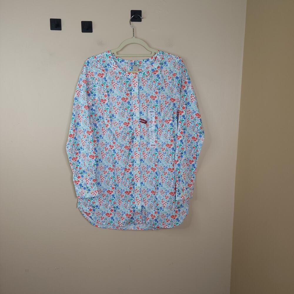 Duluth Wrinklefighter Tunic in Gardener Floral Size S